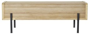Σκαμπό DKD Home Decor Φυσικό Ξύλο Μέταλλο 120 x 40 x 43 cm