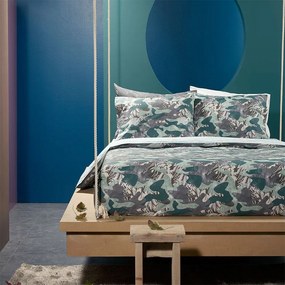 Σεντόνια Camu W1 9307014 Σετ 4τμχ Verde Bassetti Queen Size 175x200cm 100% Cotton