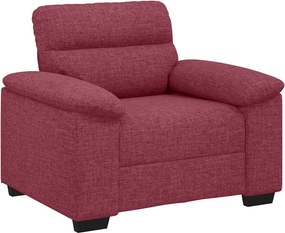 vidaXL Πολυθρόνα-Καναπέ Κόκκινη 100 x 81 x 84 εκ. Ύφασμα