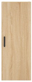 vidaXL Μπουφές Sonoma δρυς 34,5 x 34 x 180 εκ. από Επεξεργασμένο Ξύλο