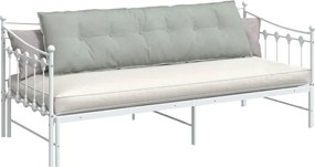 vidaXL Μαξιλάρι Πλάτης Ανοιχτό γκρι 180 x 50 x 19 cm