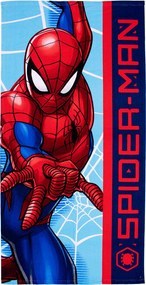 Παιδική Πετσέτα Θαλάσσης Microfiber (70x140) Dimcol Spider-Man 41 Sky Blue