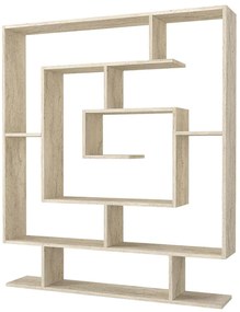 Βιβλιοθήκη Sarmasik 804TRH3631 124,8x22x149,4cm Travertine Beige