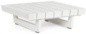 Τραπέζι Μέσης Infinity Μεταλλικό Λευκό 73,5x73,5x24 εκ. - Λευκό