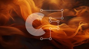 Intra Συλλεκτικό Ξύλινο Παζλ Plywood  4mm - Κοντινή όψη της φλόγας που τρεμοπαίζει Σε Ξύλινο Κουτί - Διαστάσεις Puzzle: 10x10 cm – 25 κομμάτια