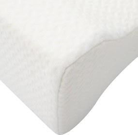 vidaXL Knee Pillow Λευκός Αφρός μνήμης και Πολυεστέρας