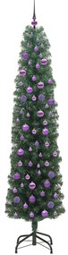 vidaXL Τεχνητό Χριστουγεννιάτικο Δέντρο με 300 LED Πράσινο 210 cm