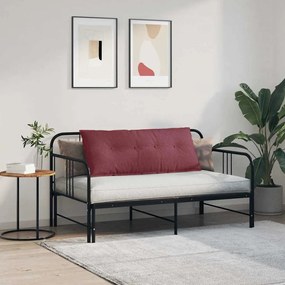 vidaXL Μαξιλάρι Πλάτης Κόκκινο 120 x 19 x 50 εκ ύφασμα