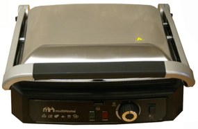 MultiHome Supergrill T-71-142 Τοστιέρα Γκριλιέρα με Αποσπώμενες Πλάκες 2000W Inox