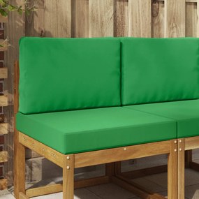 vidaXL Μαξιλάρι Καναπέ Εξωτερικού Χώρου 2 pcs Πράσινο Πολυεστέρας