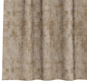 vidaXL Κουρτίνα με κουρτίνες 2 pcs Μπρονζέ 175 x 140 εκ. Βελούδο