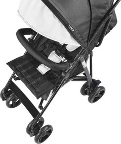 VEVOR Lightweight Stroller Compact Easy Fold Adjustable Backrest Black/White
