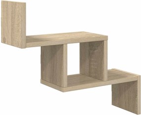 vidaXL Ράφι Τοίχου Sonoma Δρυς 48 x 15 x 42 εκ Επεξεργασμένο Ξύλο
