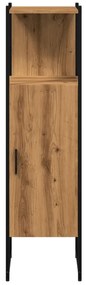 vidaXL Ντουλάπι μπάνιου Δρυς τεχνίτης 33x33x120,5 cm