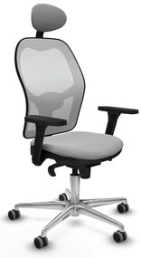 Καρέκλα γραφείου με κεφαλάρι Jorquera Piqueras y Crespo 3D086G1 Ανοιχτό Γκρι
