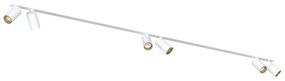 Σποτ Φωτιστικό Ράγας 6xGU10 10W IP20 Mono Surface Nowodvorski-7687-Λευκό-Χρυσό 7687