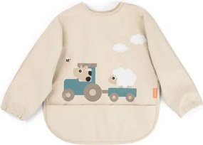 Done By Deer Σαλιάρα με μακρύ μανίκι Tiny Farm Sand