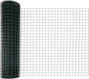 vidaXL Ευρωπαϊκή Στήριξη Φράχτη 10 x 1,2 μ PVC-Επικαλυμμένο Ατσάλι