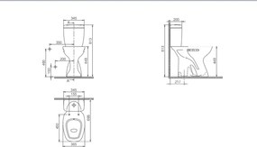 Cerastyle Disabled 018100 - Λεκάνη ΑΜΕΑ