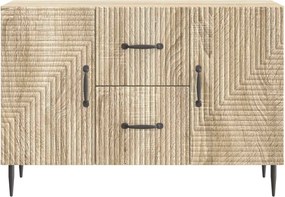 vidaXL Πλαϊνό γραφείο με συρτάρι Sonoma Δρυς 89 x 34,5 x 60 εκ.