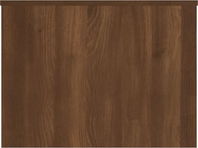 vidaXL Τραπεζάκι Σαλονιού Καφέ Δρυς 80x55,5x41,5 εκ. από Επεξεργ. Ξύλο