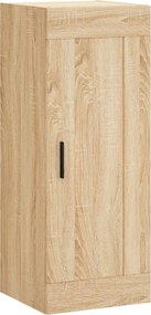 vidaXL Ντουλάπι Τοίχου Sonoma Δρυς 34,5 x 34 x 90 εκ. Επεξεργ. Ξύλο