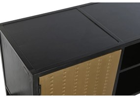 Τηλεόραση DKD Home Decor Μαύρο Μέταλλο Ξύλο (120 x 37 x 50 cm)