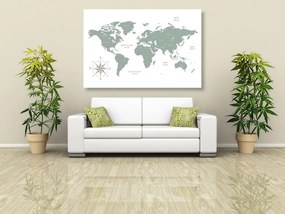 Εικόνα αξιοπρεπούς χάρτη σε πράσινο σχέδιο - 120x80