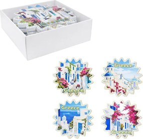 Σετ σουβέρ Greece 4τμχ - Coaster set 4pcs