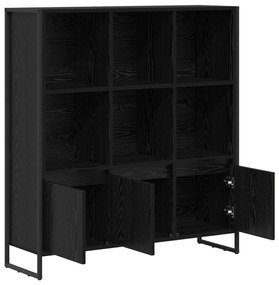 vidaXL Βιβλιοθήκη 2 pcs Μαύρη Οξυά 99,5 x 30 x 108 εκ.