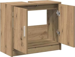 vidaXL Ντουλάπι Μπάνιου Artisan Oak 63 x 29 x 55 cm Επεξεργασμένο ξύλο