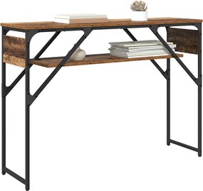 vidaXL ΤραπέζιΚονσόλας Παλιό Ξύλο 105x30x75εκ. Επεξεργασμένο ξύλο