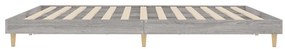 vidaXL Πλαίσιο Κρεβατιού Γκρι Sonoma 120x200 εκ. Επεξεργασμένο Ξύλο