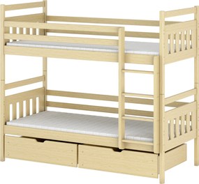 Παιδική Κουκέτα - ADAS 90x190 Pine