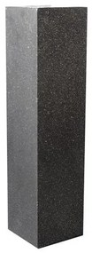 Ανθοστήλη Πήλινη Terazzo Μαύρο S 20x20x80 εκ. A-6150-8 Supergreens-A-6150-8-Μαύρο A-6150-8