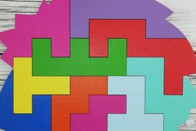 Intra απο ξύλο plywood 3mm-4mm πάχος - Εκπαιδευτικό παζλ για παιδιά Δίασταση 30x20 cm INTRAFABR-4618323