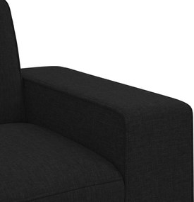 vidaXL Καναπές 120cm 2 pcs Μαύρο Μέταλλο