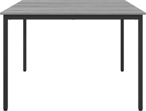 VidaXL Τραπεζαρίες 110 x 110 x 75 cm Επεξεργασμένο Ξύλο Γκρι Sonoma