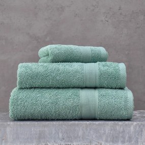 Πετσέτα Illusion Σετ 5τμχ Green Ρυθμός Towels Set 70x140cm 100% Βαμβάκι