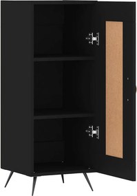 vidaXL Ντουλάπι Μαύρο 34,5 x 34 x 90 εκ. από Επεξεργασμένο Ξύλο