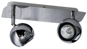 Σποτ Δίφωτο Homelighting Sphera 77-2074 Chrome