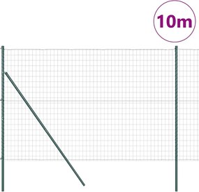 vidaXL Φράχτης Συρμάτινου Φράχτη 10 x 1,6 μ. (Π x Υ)