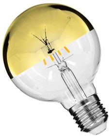 Λαμπτήρας Led Filament 99108 G80 E27 4W 400lm Dimmable Clear-Gold GloboStar 4W