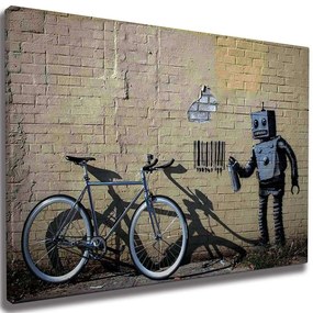 Πίνακας Καμβάς 966BRS1138 100x70cm Multi Wallity Οριζόντιοι Wood, Canvas