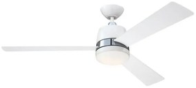 Ανεμιστήρας Οροφής Ε14 Tristan Φ132 Westinghouse-7303840-Λευκό-Ασημί 7303840
