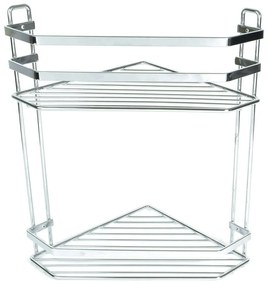 Εταζέρα Elegant 02-6457 2 Θέσεων Ίνοξ Estia Metal