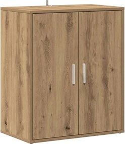 vidaXL Παπουτσοθήκη Τεχνίτης Δρυς 60x35x70 εκ. από Επεξεργασμένο Ξύλο