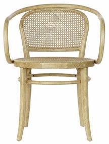 Καρέκλα Τραπεζαρίας DKD Home Decor Φυσικό ρατάν ξύλο φτελιάς 58 x 58 x 79,5 cm