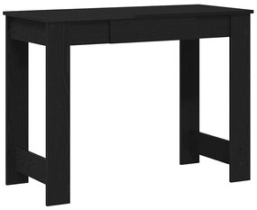 vidaXL Γραφείο Μαύρο 100x45x75 εκ. από Επεξεργασμένο Ξύλο