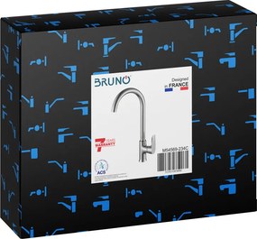 BRUNO μπαταρία πάγκου κουζίνας M54569-234C, αναμεικτική, ασημί